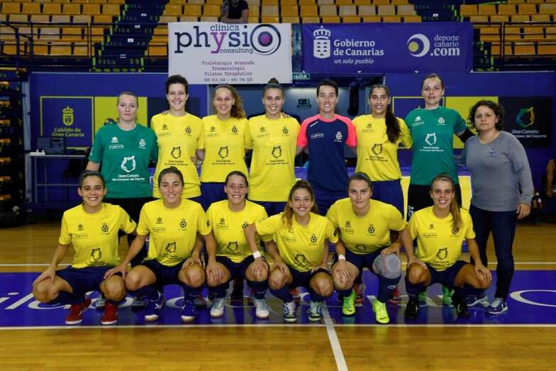 Formación del Preconte Telde en el primer partido de esta temporada (Foto TA)